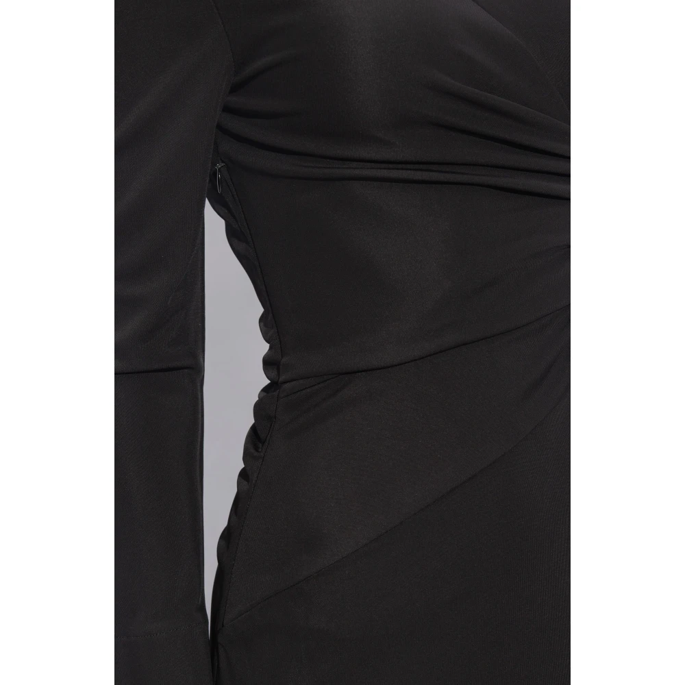 Victoria Beckham Verzamelde bodycon jurk Black Dames