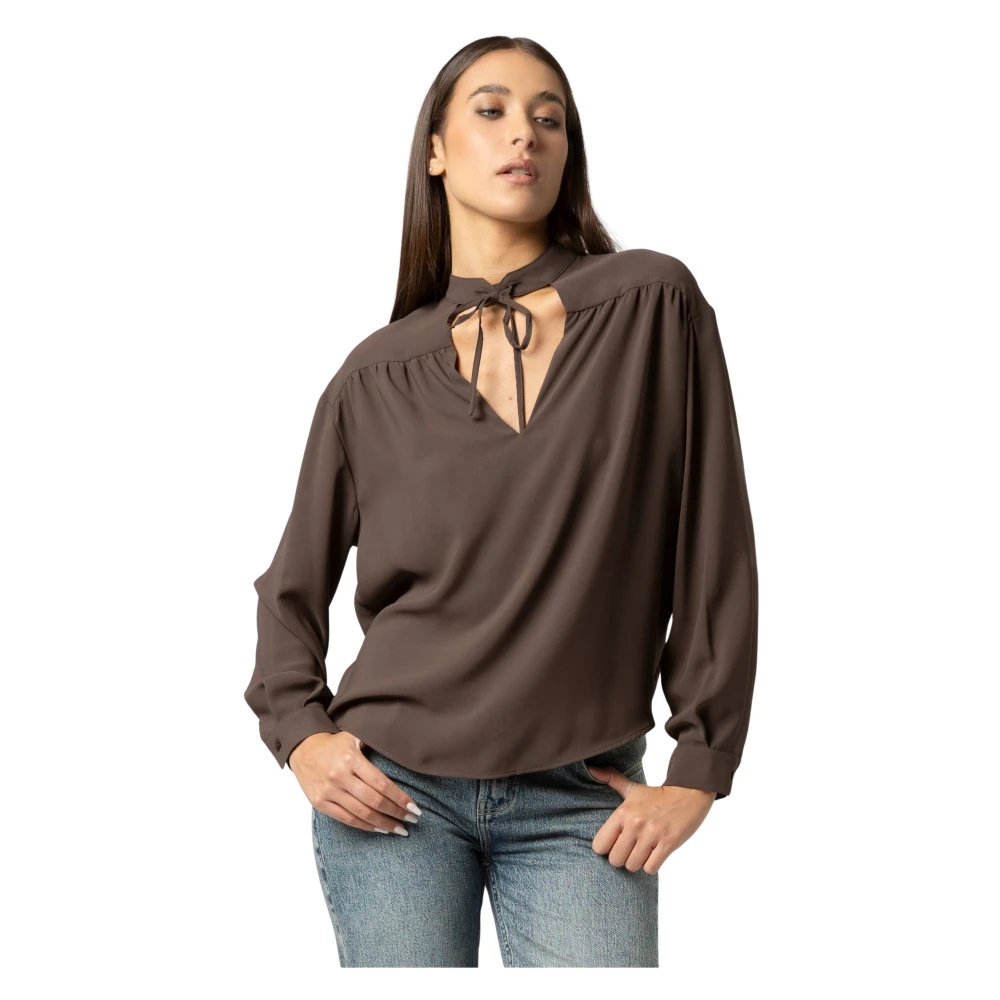 Kocca Women's Brown Worryx Blouse - Blouses - Xs - Blouses & Shirts