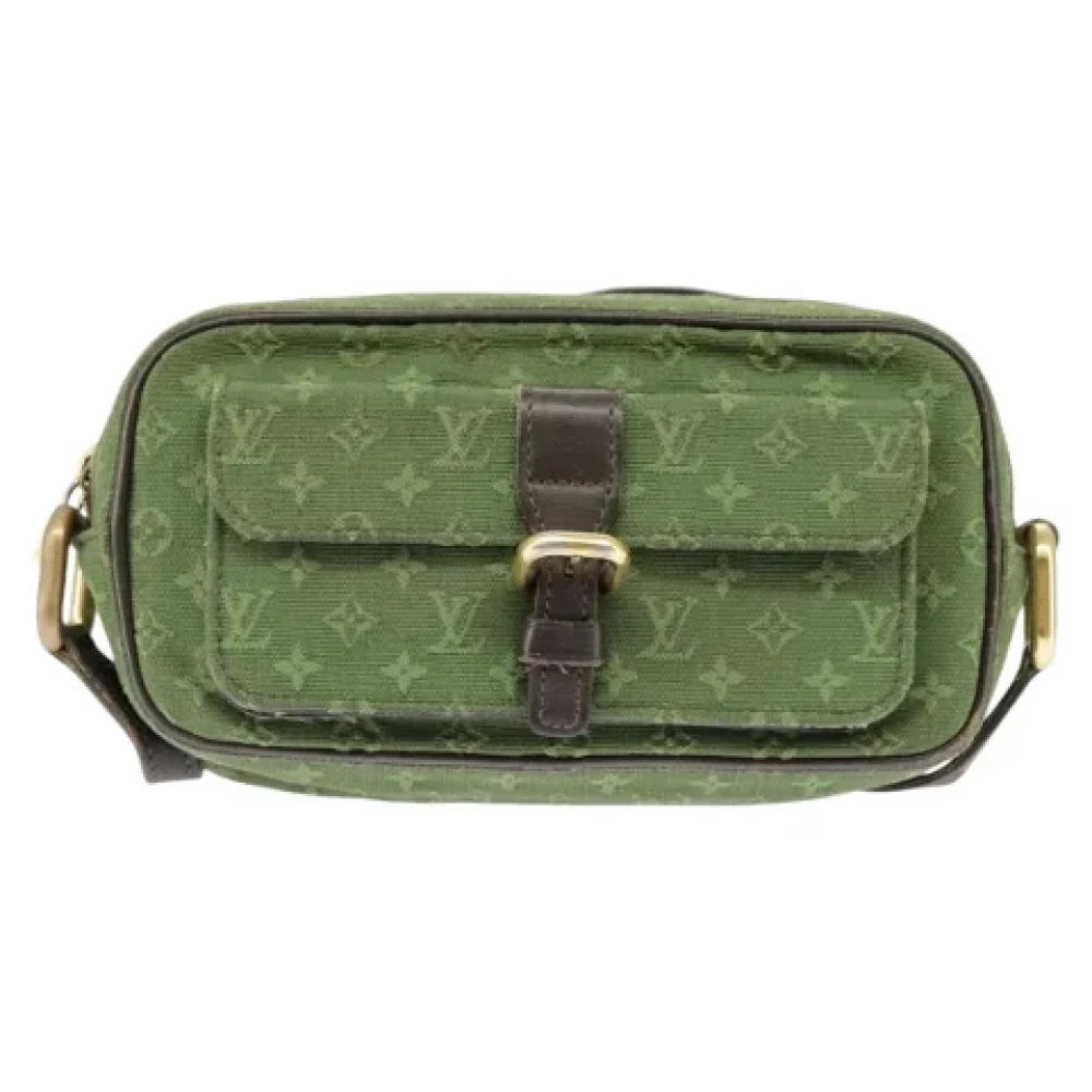 Louis Vuitton Vintage Pre-owned Canvas louis-vuitton-bags Green Dames