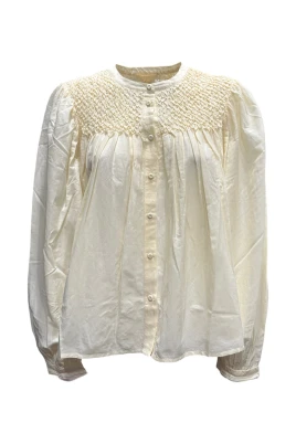 Soffia Blus med vida ärmar