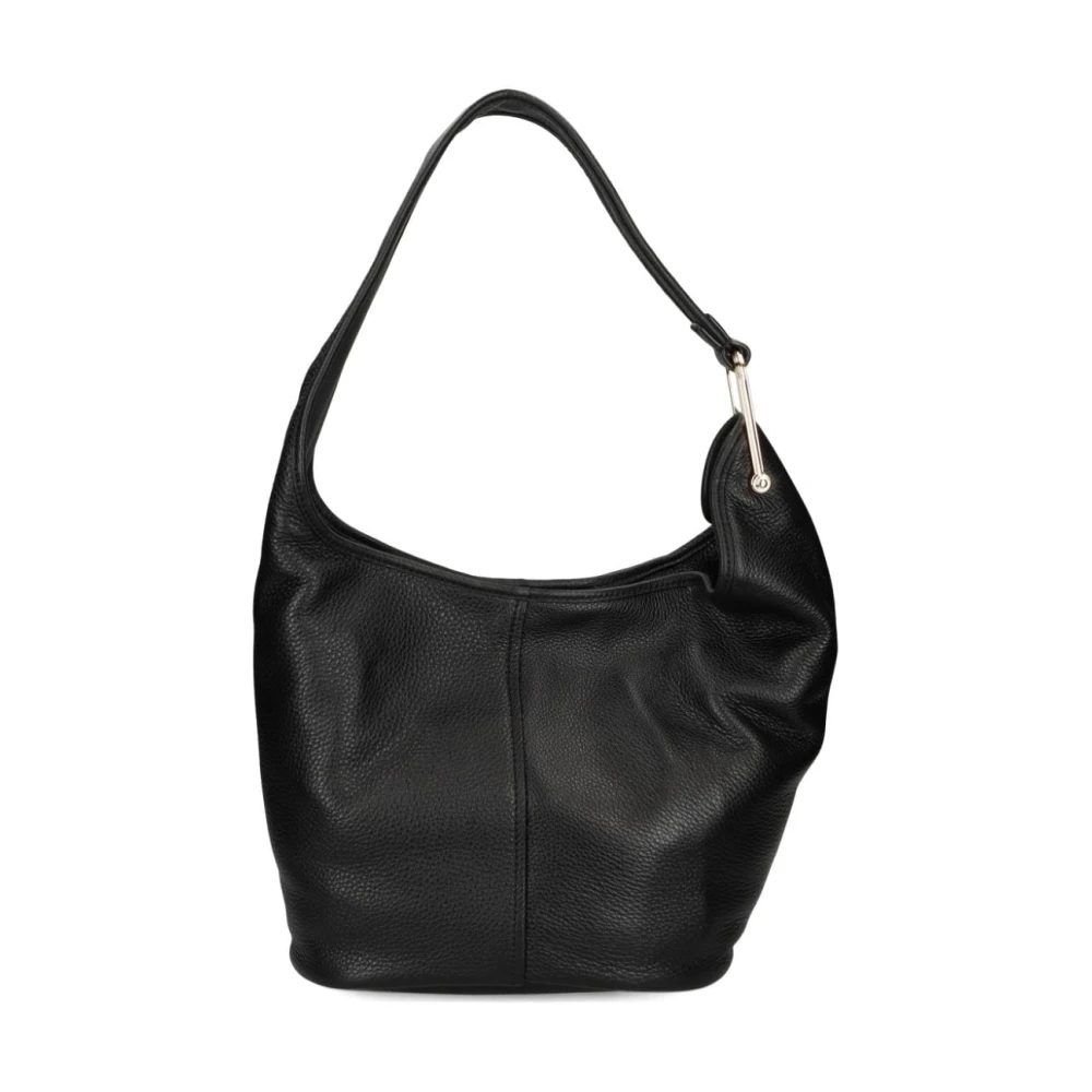 Michael Kors Zwarte Leren Tote Tas Black Dames