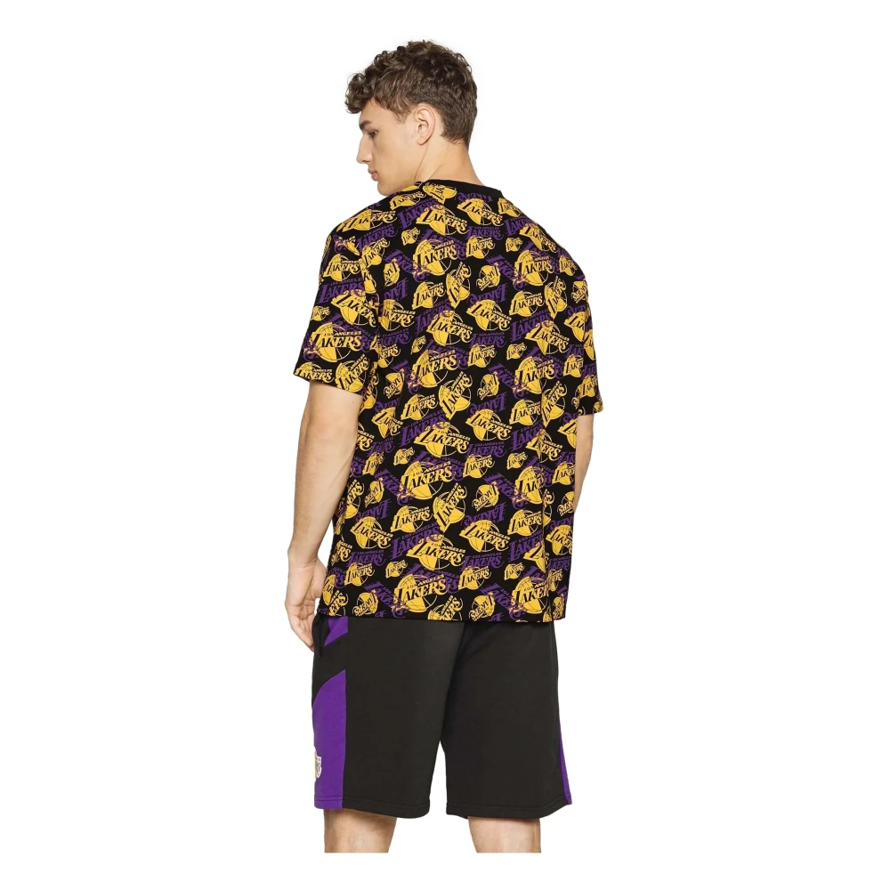 new era Oversize Grande Los Angeles Lakers T-shirt Multicolor Heren