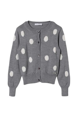 polka-dot-knit-cardigan