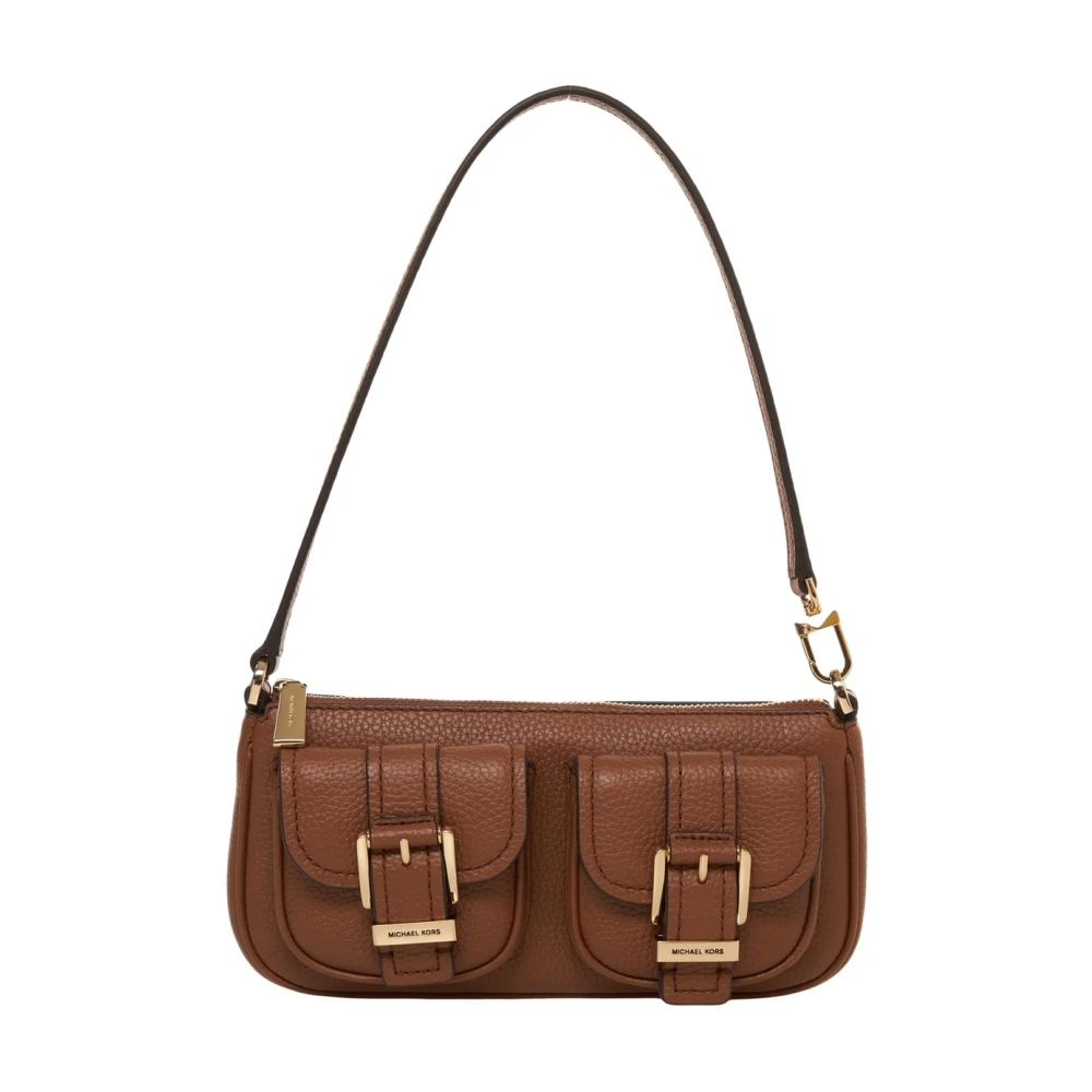 Michael Kors Bruine Schoudertas 'Zoe' Brown Dames