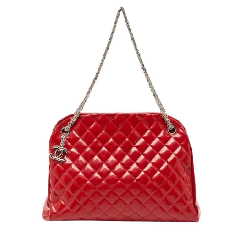 Chanel Vintage Pre-owned Leather chanel-bags Red Dames