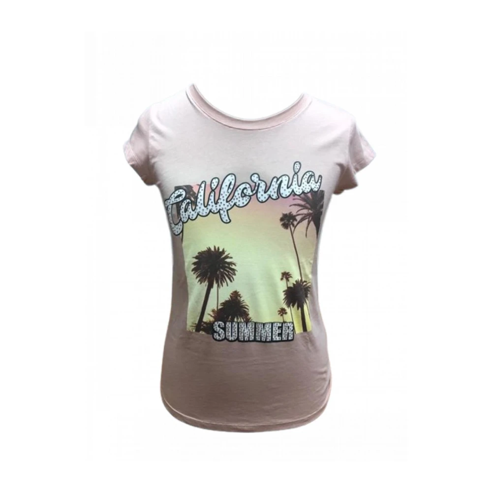 Kaos Korte mouw katoenen T-shirt Sportlijn Multicolor Dames