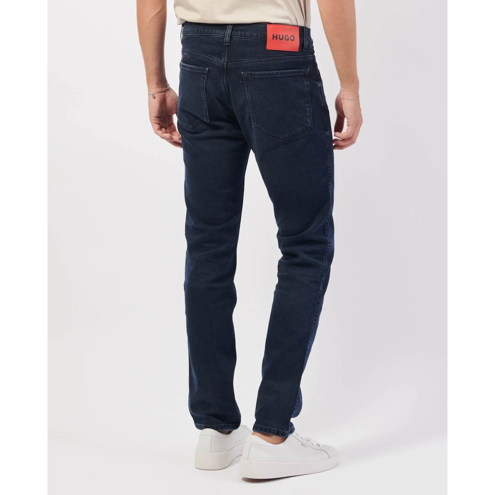 Hugo Boss Blauwe Skinny Fit Denim Jeans Blue Heren