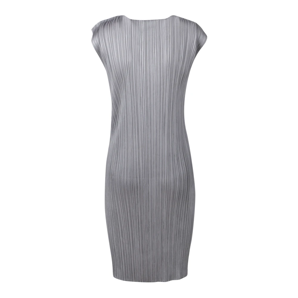 Issey Miyake Grijze Jurk voor Vrouwen Aw24 Gray Dames