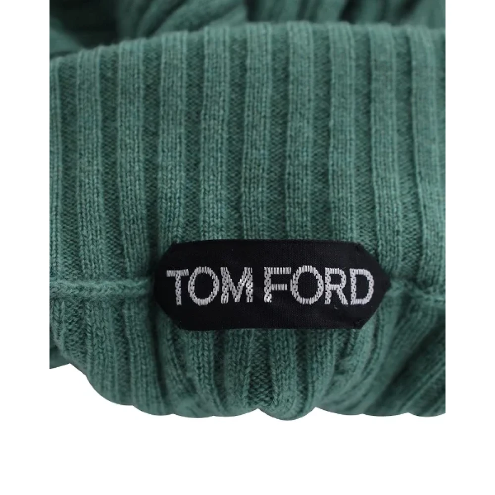 Tom Ford Pre-owned Wool tops Green Heren