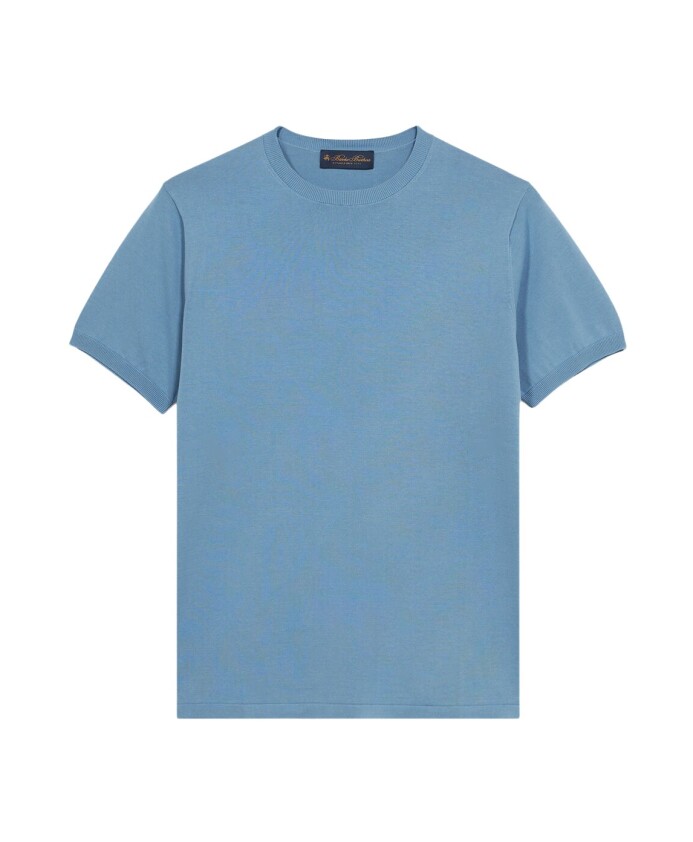 pull-a-manches-courtes-en-coton-mako-bleu-clair