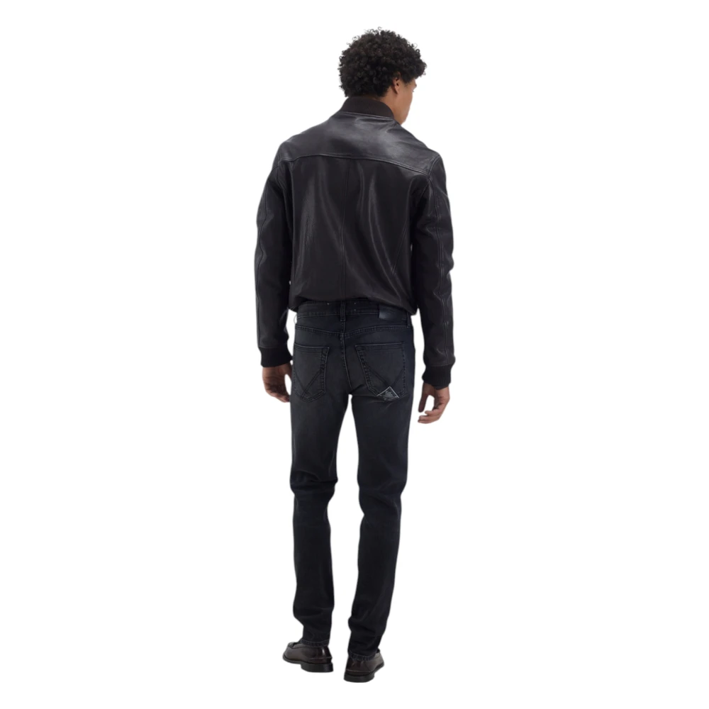 Roy Roger's Slim-fit Denim Jeans Black Heren