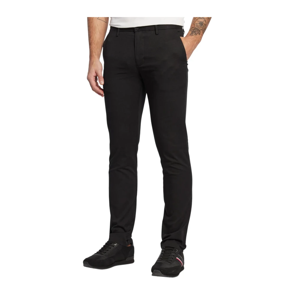 Tommy Hilfiger Black Recycled Cotton Skinny Pants - W38 | L32 - Image 3