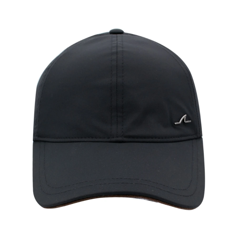 PAUL & SHARK Luxe metalen logo hoed Black Heren