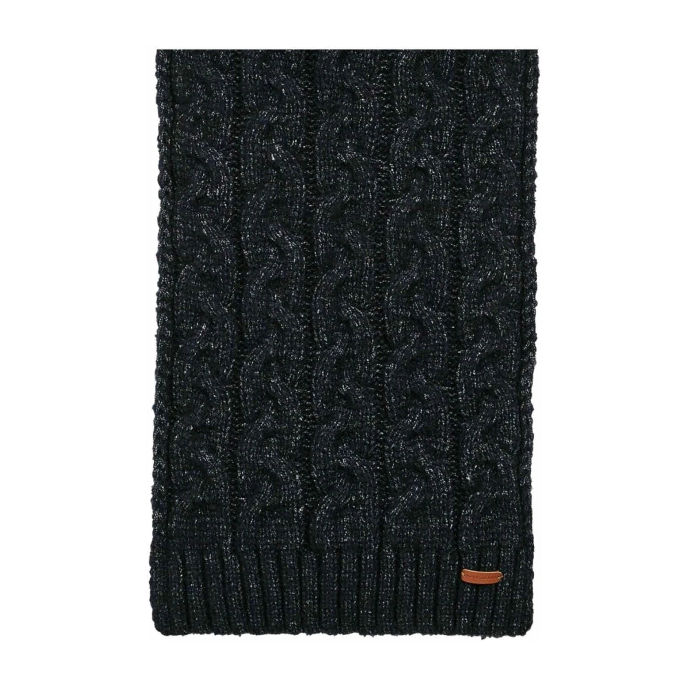 Pepe Jeans Women's Blue Winter Scarves, One Size, Braided Knit Scarf For