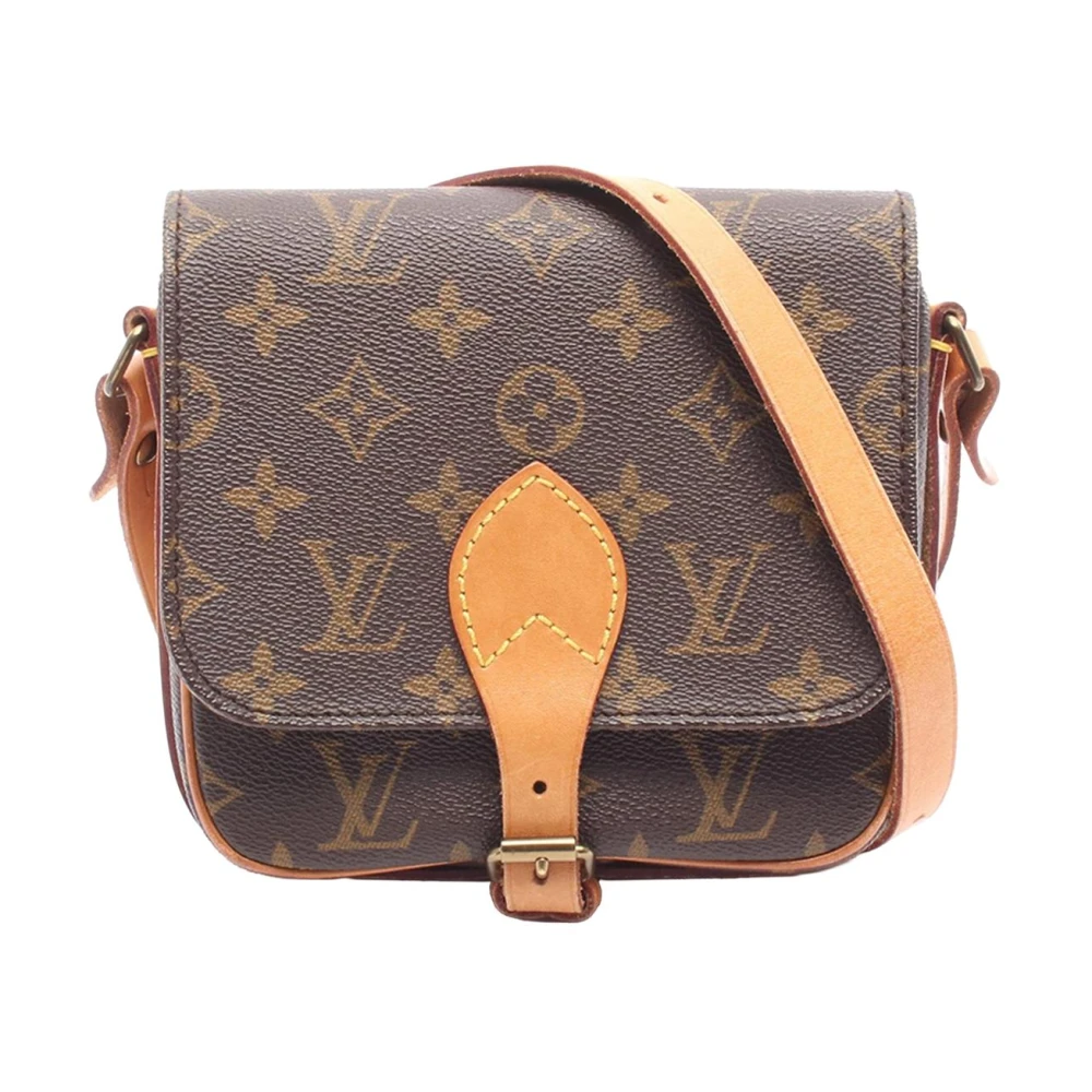 Louis Vuitton Vintage Women's Brown Pre-Owned Vintage Monogram Canvas Crossbody Bag