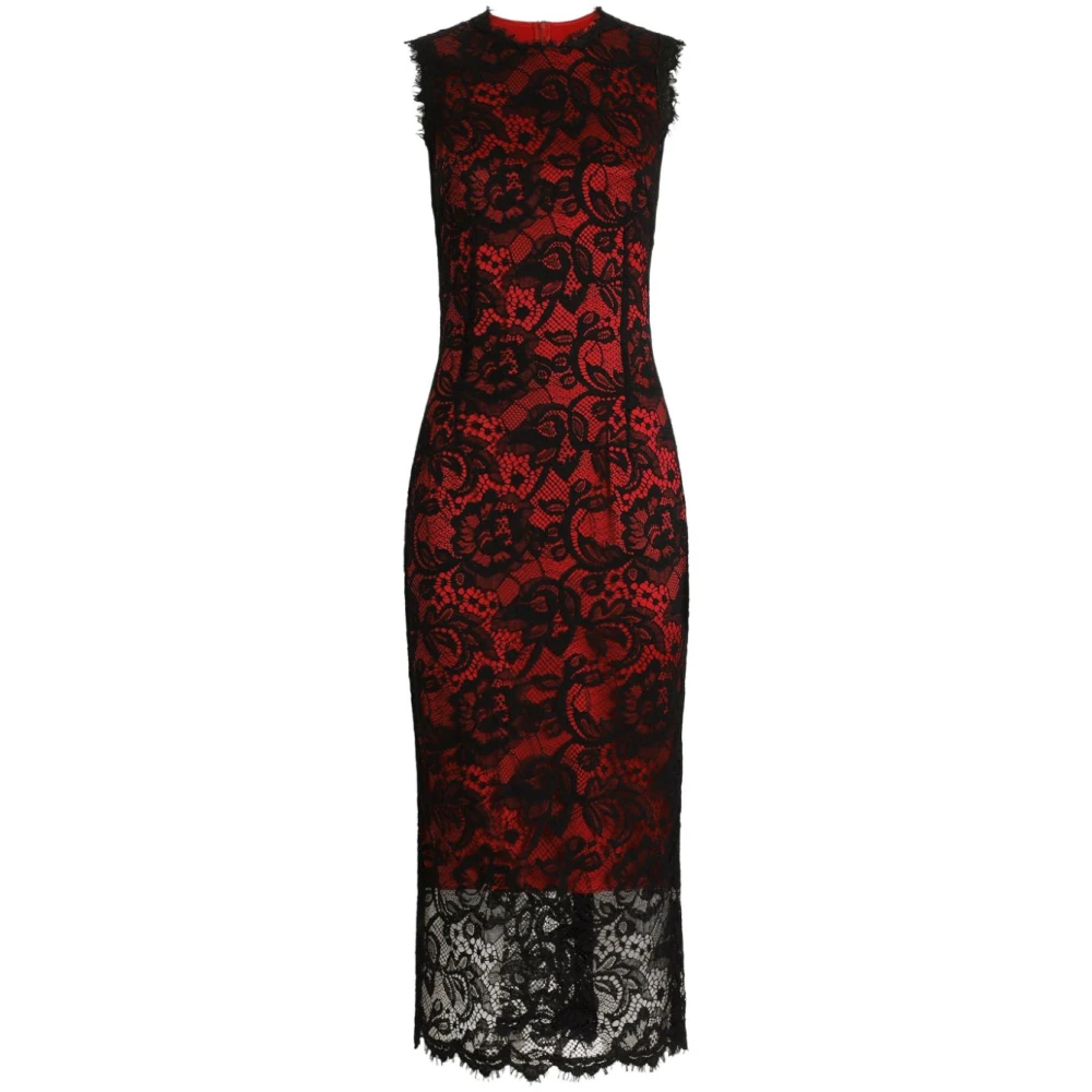 Dolce & Gabbana Zwarte Jurk Black Dames