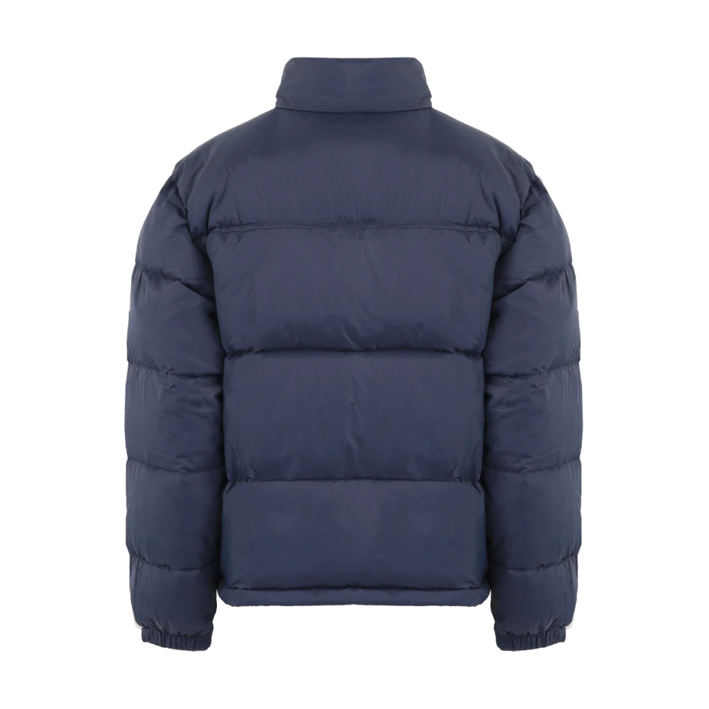 Olaf Hussein Puffer Jas Blue Heren