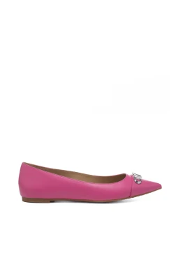 Flex Flat Ballerina med Logodetalj