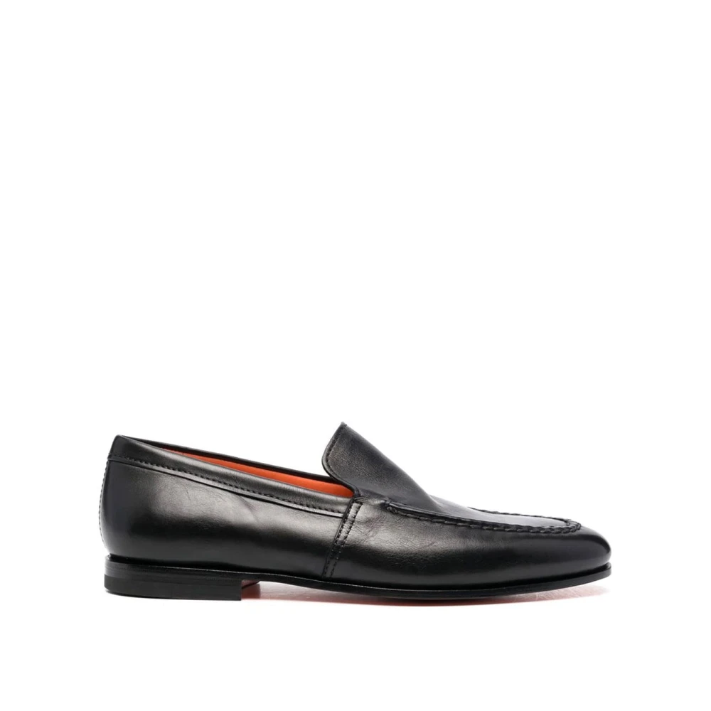 Santoni Men's Black Stylish Loafers - Loafers - 6 Uk - Shoes