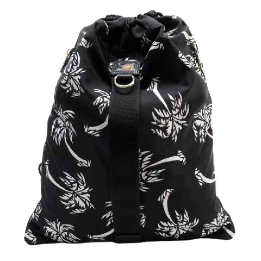 Dolce & Gabbana Pre-owned Nylon backpacks Black Unisex