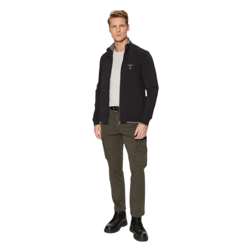 aeronautica militare Ritshoodie Black Heren