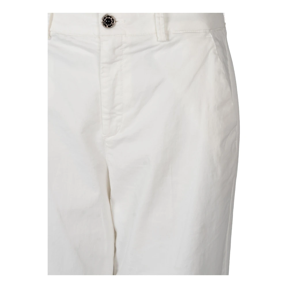 Liu Jo Elegante Slim Fit Broek White Dames