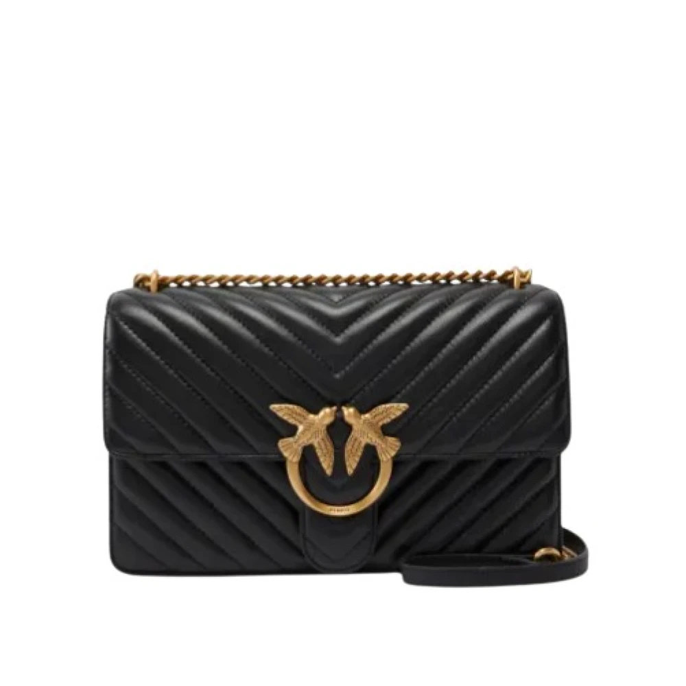 Pinko Stijlvolle Zwarte Tassen Black Dames