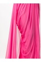 fuchsia-zijden-gedrapeerde-jurk