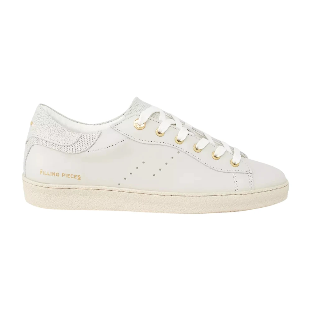 Filling Pieces Vita perforerade snygga sneakers White, Dam