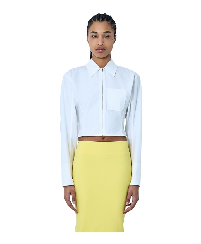 mirada-crop-zip-up-chemise-en-coton