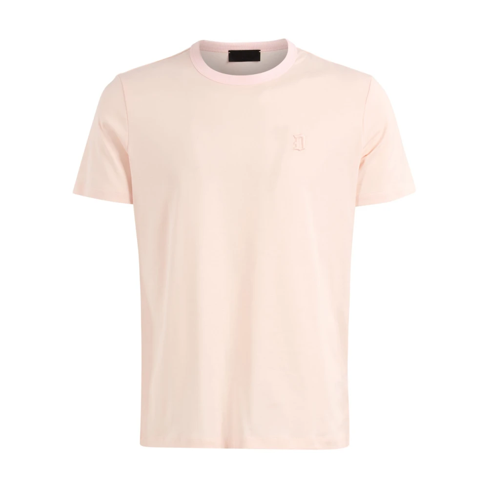 Dondup Hombre Rosado Camisetas, Rosa, Talla: M