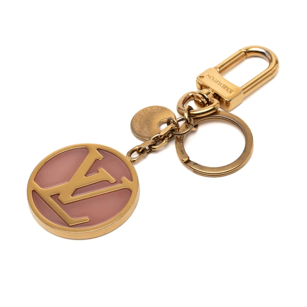 Louis Vuitton Vintage Women's Yellow Pre-Owned Key Chain