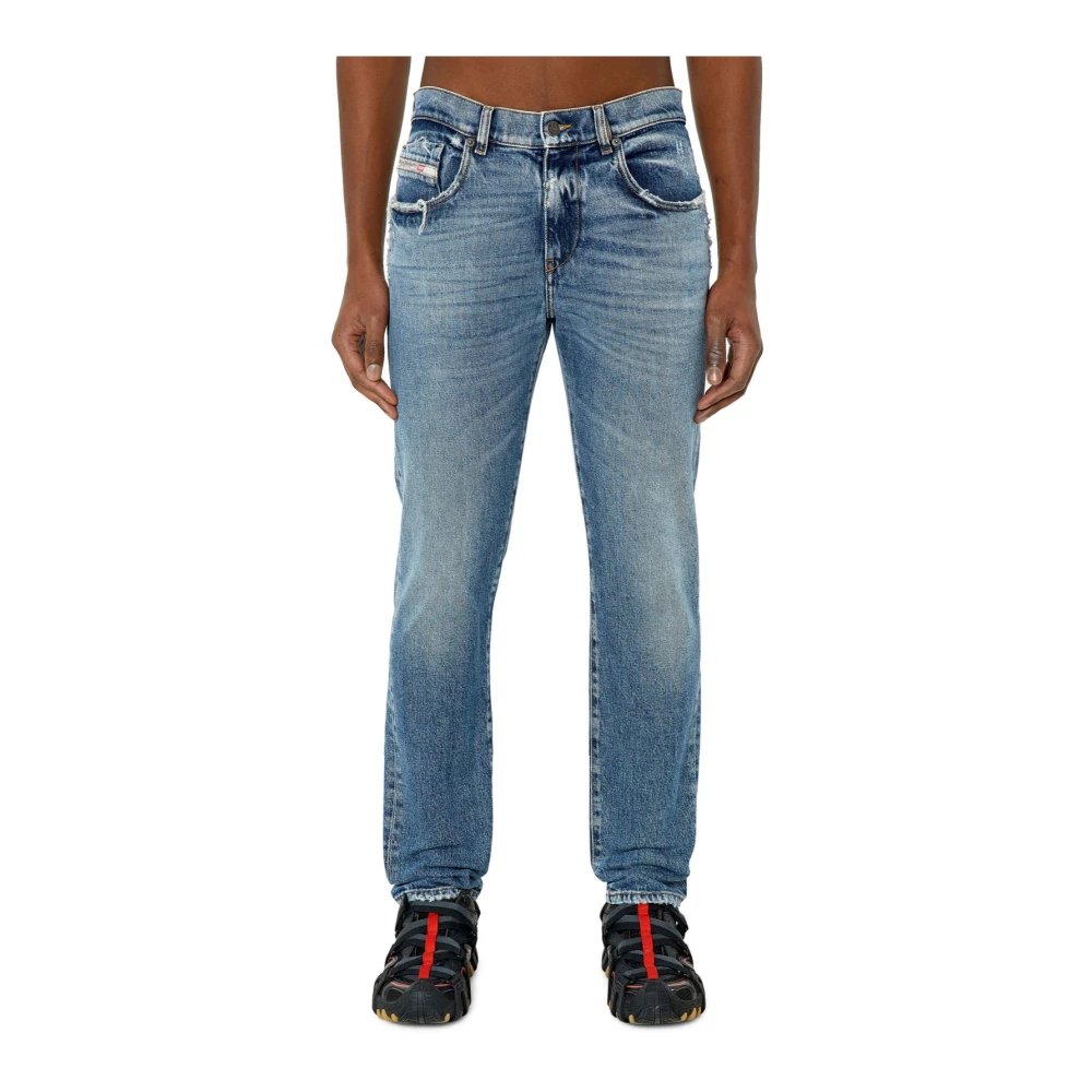 Diesel Men's Blue Slim Stretch Denim Jeans