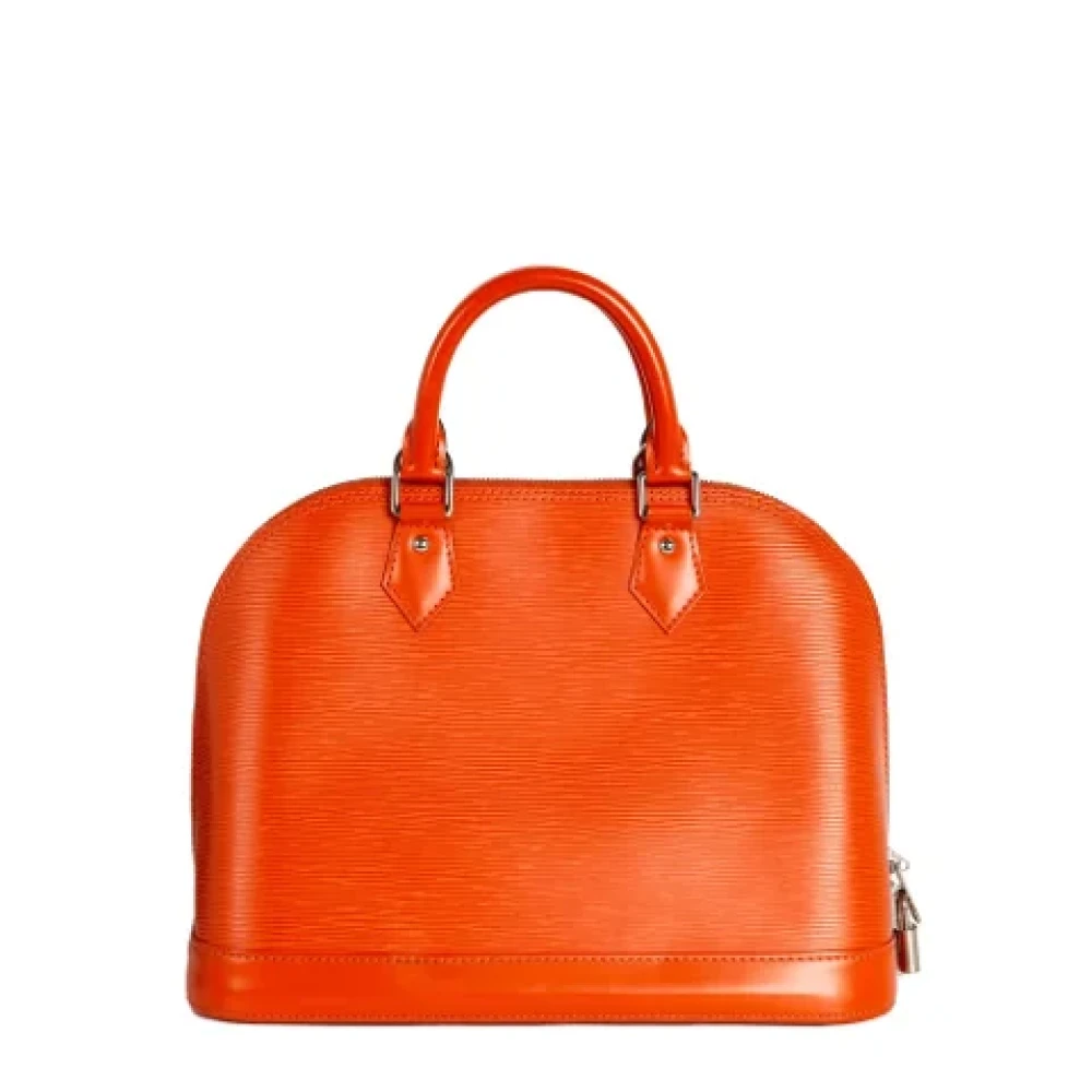 Louis Vuitton Vintage Pre-owned Leather handbags Orange Dames