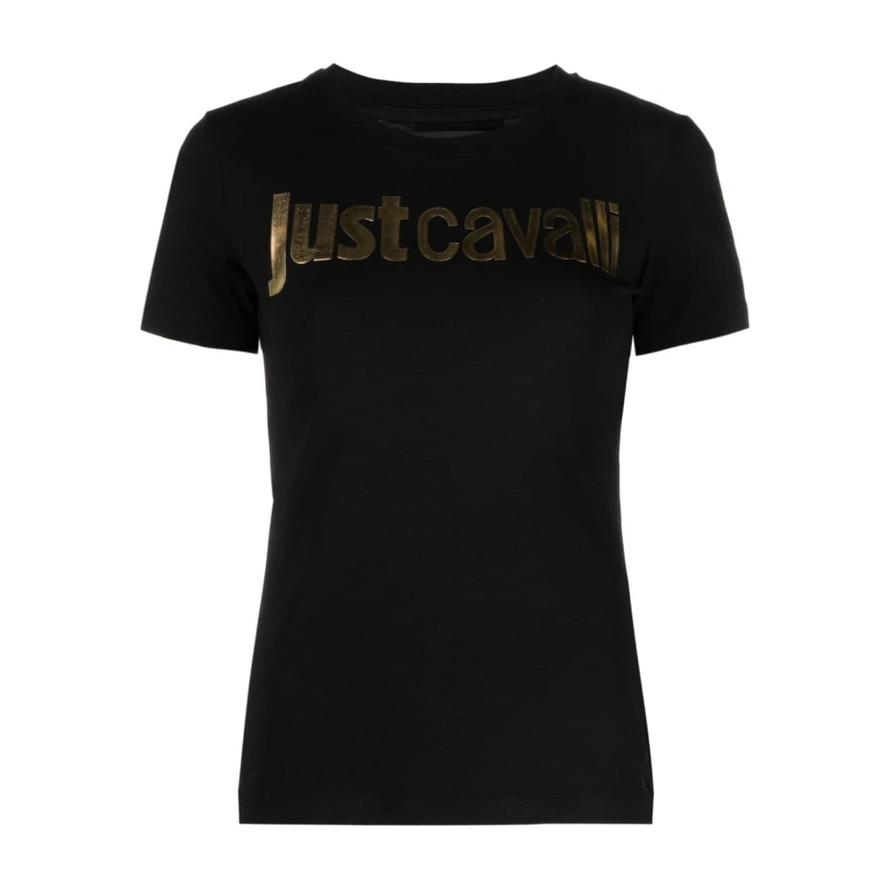 Just Cavalli Zwarte T-shirts en Polos ***cv Black Dames