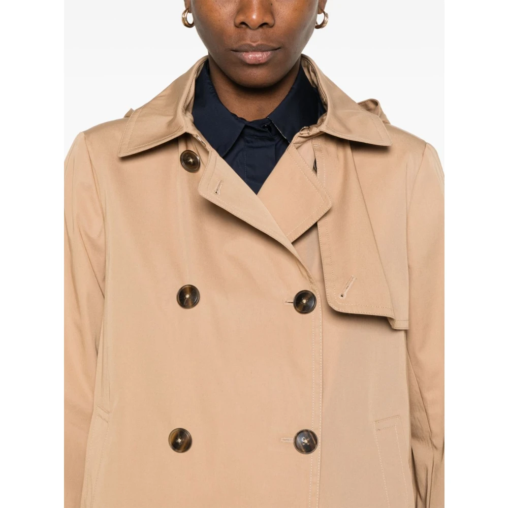 Herno Camel Coat Beige Dames