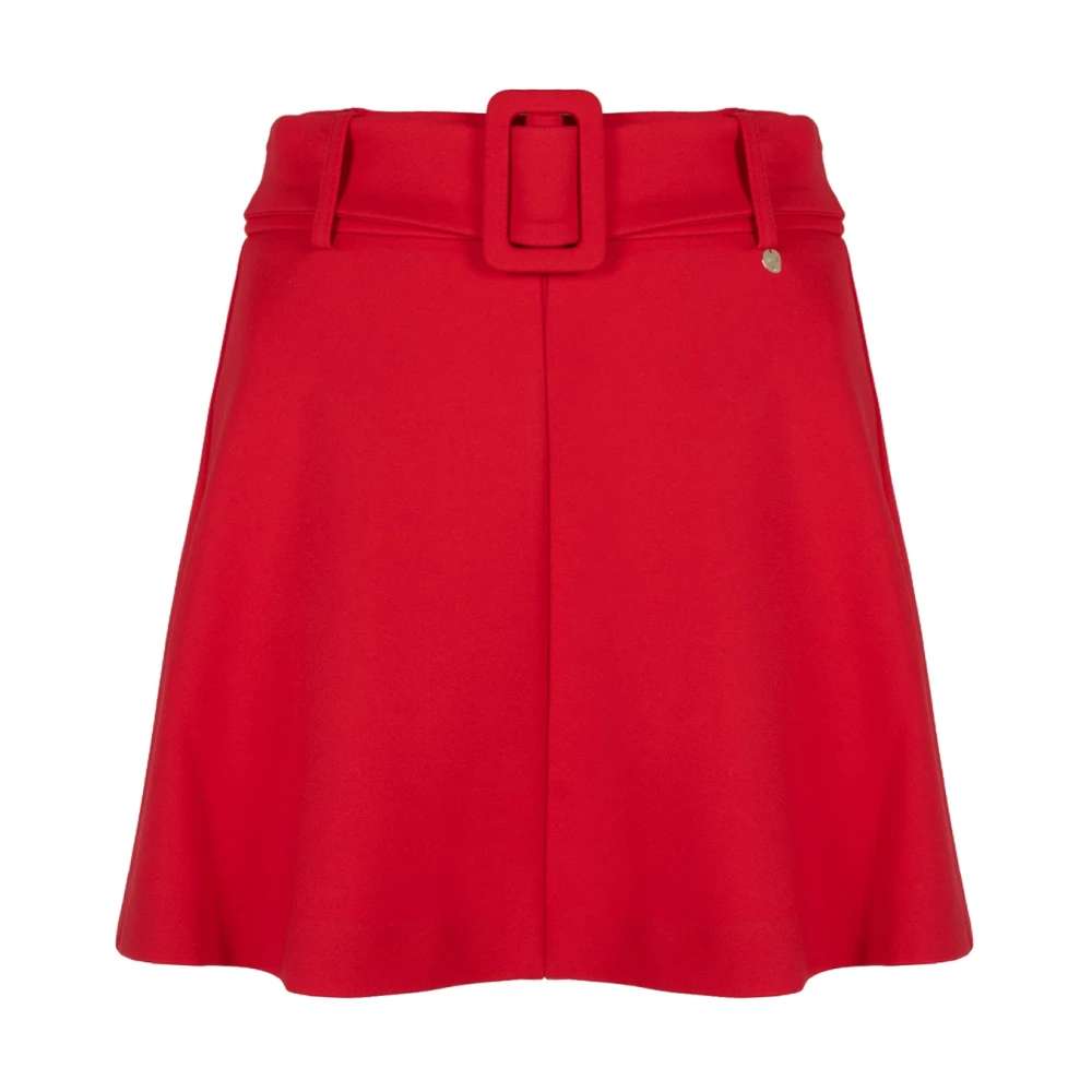 Liu Jo Donna Rosso Mini Gonna A-Line