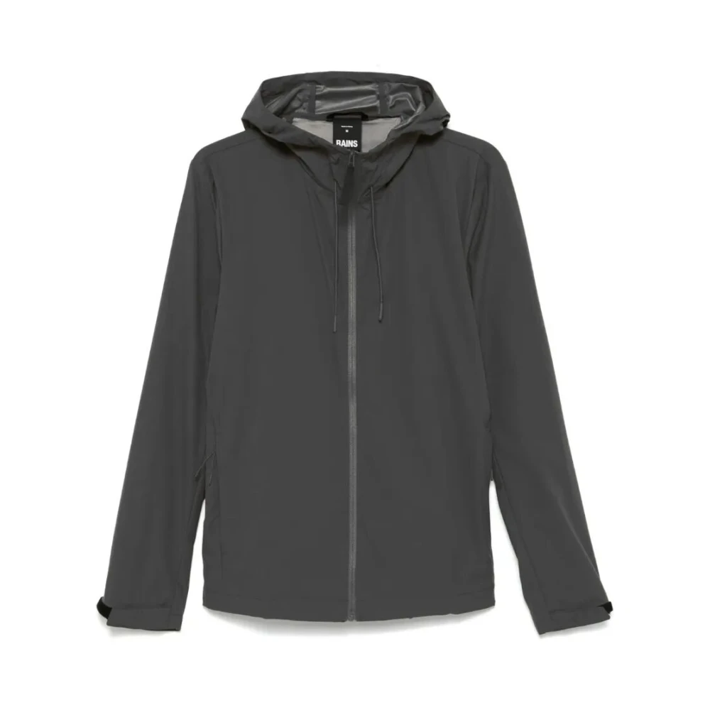 Rains Women's Gray Rain Jackets, M, Mito Jacket