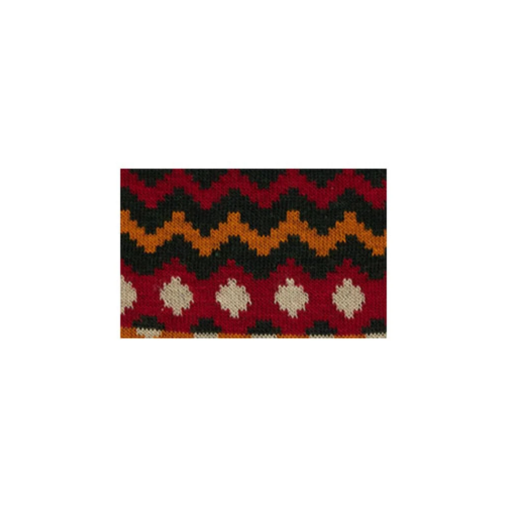 Gallo Lange groene katoenen sokken voor dames met decoratief kerstmotief Multicolor Dames