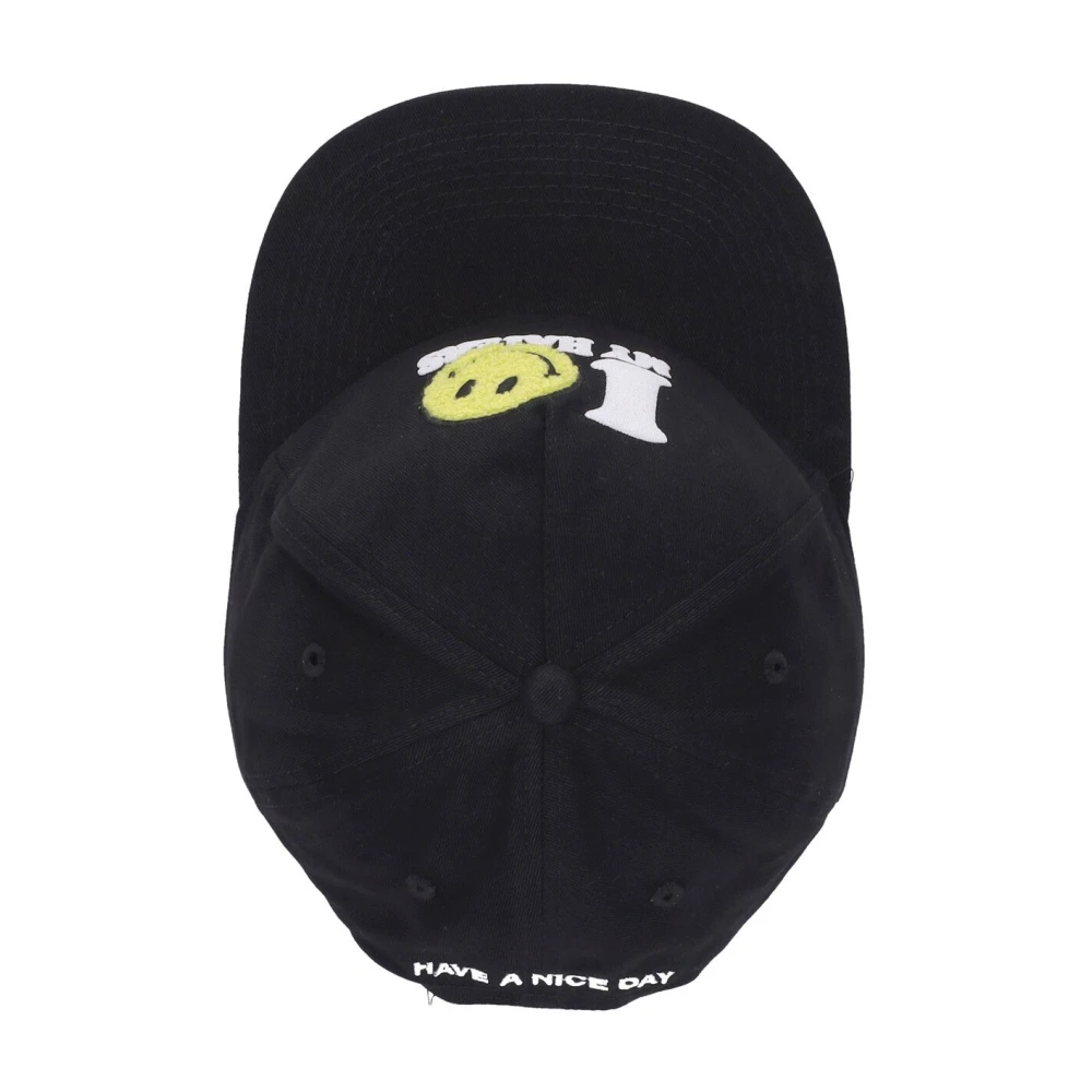 Market Vintage Smiley Haters Pet Zwart Black Heren