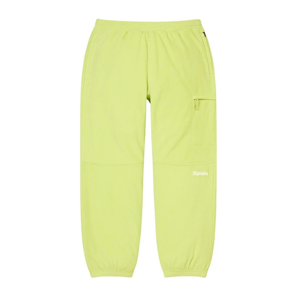 Supreme Beperkte Oplage Lime Polartec Broek Fw22 Green Heren