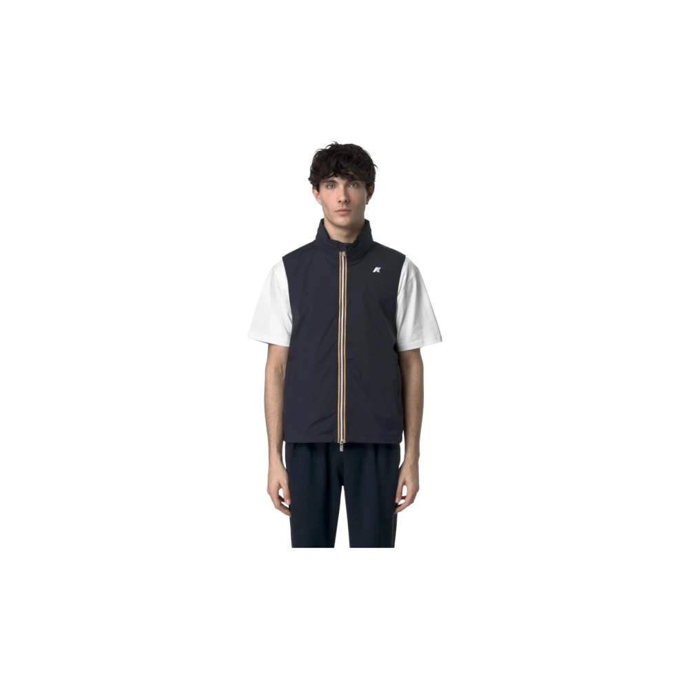 K-Way Mannelijk Blauw Valen Stretch Dot Vest