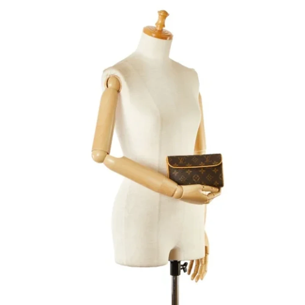 Louis Vuitton Vintage Pre-owned Plastic crossbody-bags Brown Dames