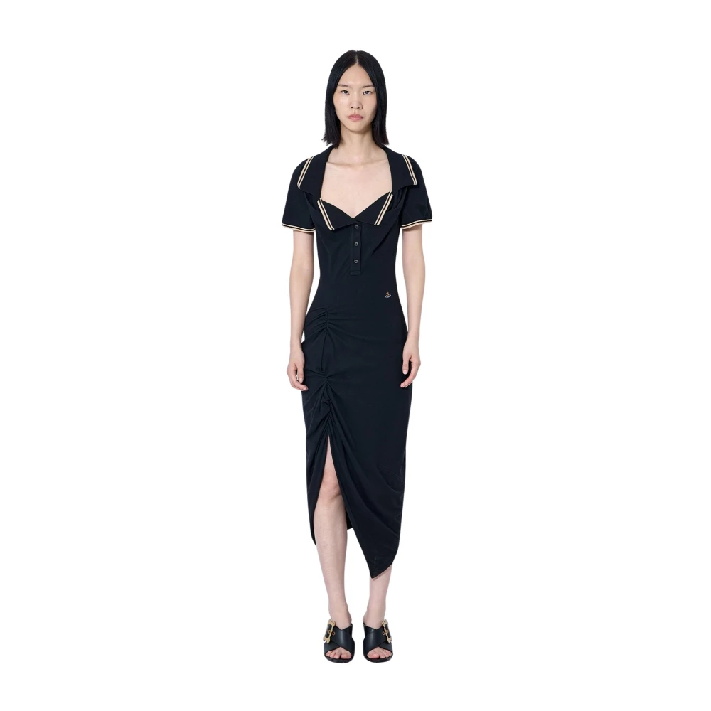 Vivienne Westwood Long Monday Pulling Dress Femme Robes Noir 40 Fr