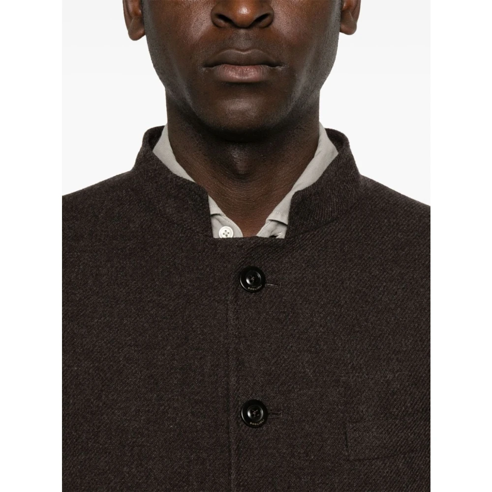 Boglioli Bruine wol-kasjmier blend jas Brown Heren