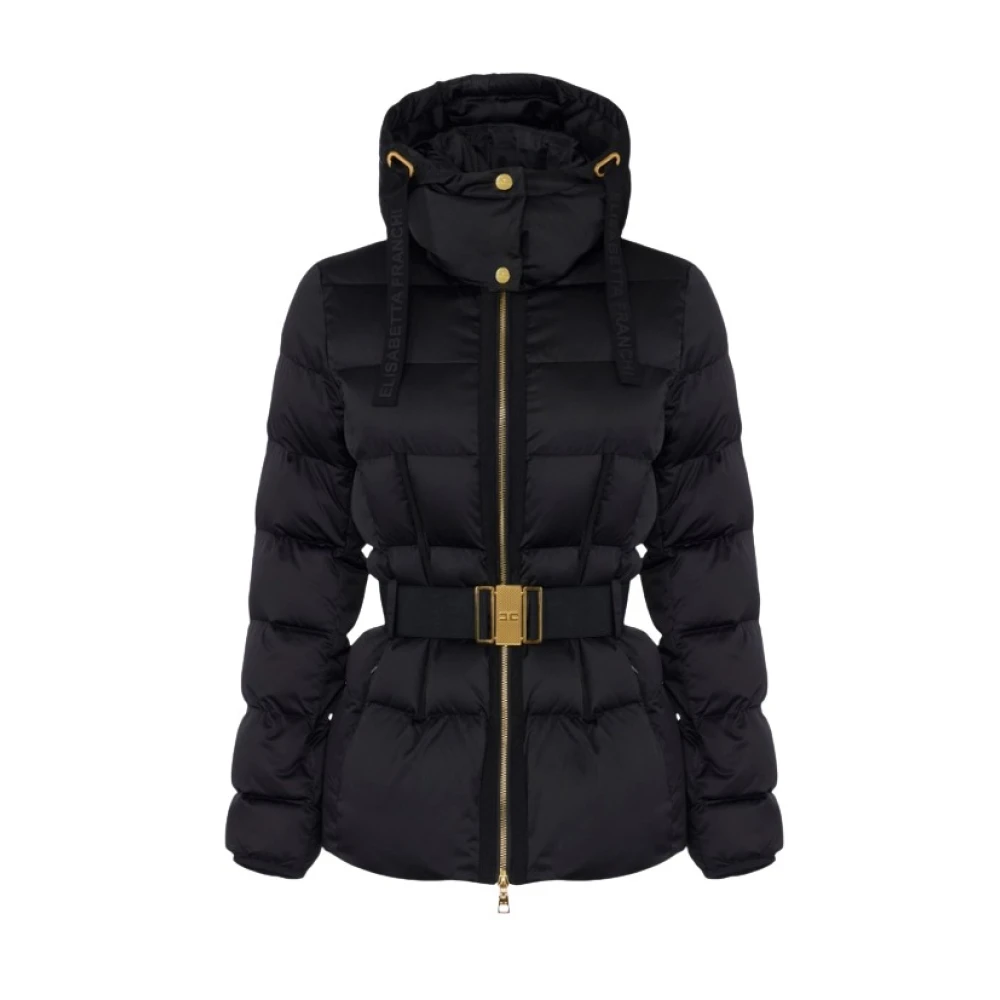 Elisabetta Franchi Donna Nero Giacche, M, New,