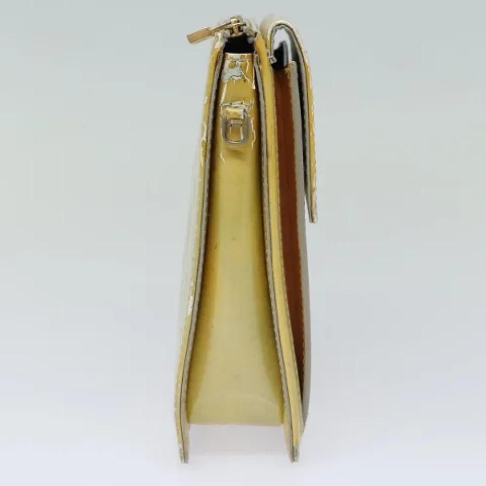 Louis Vuitton Vintage Pre-owned Leather pouches Green Dames