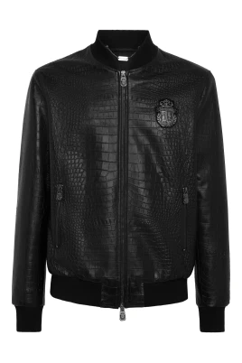 Leather Bomber Cocco