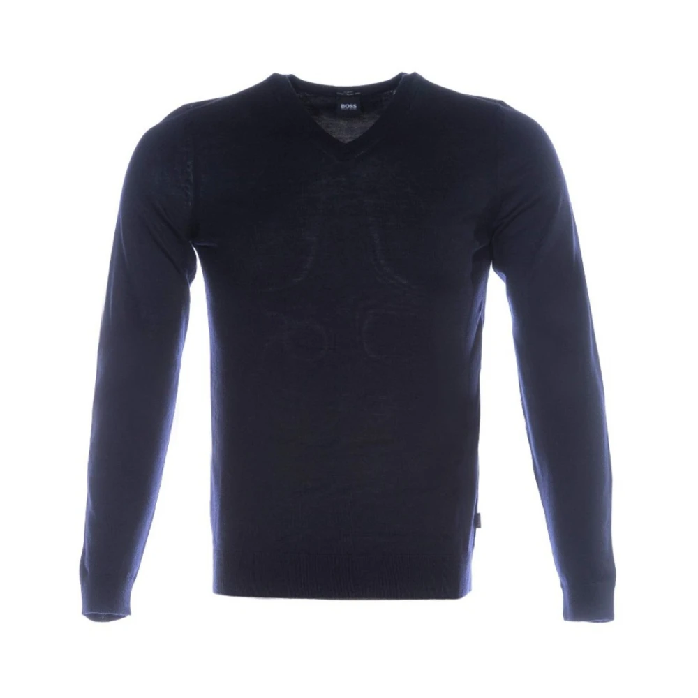 Hugo Boss Stijlvolle Pullover Sweater Blue Heren