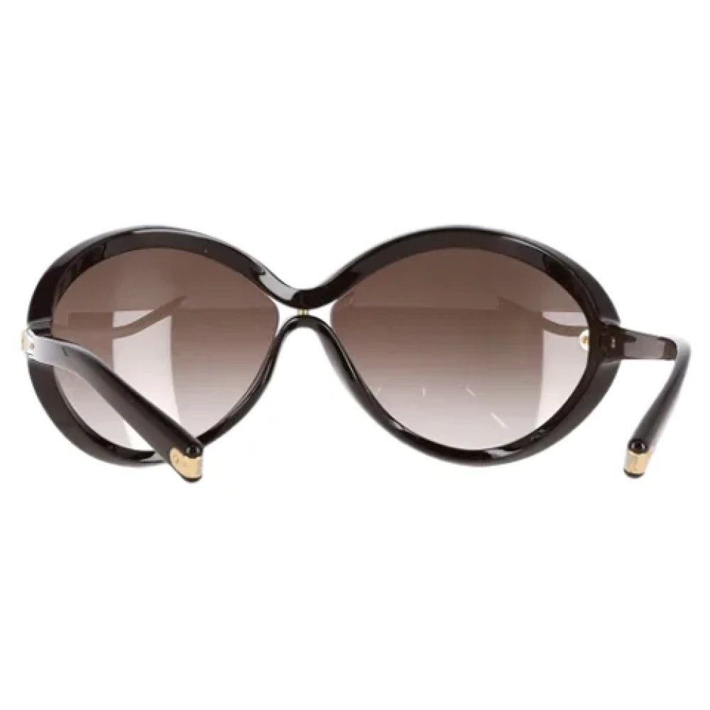 Louis Vuitton Vintage Pre-owned Plastic sunglasses Brown Dames